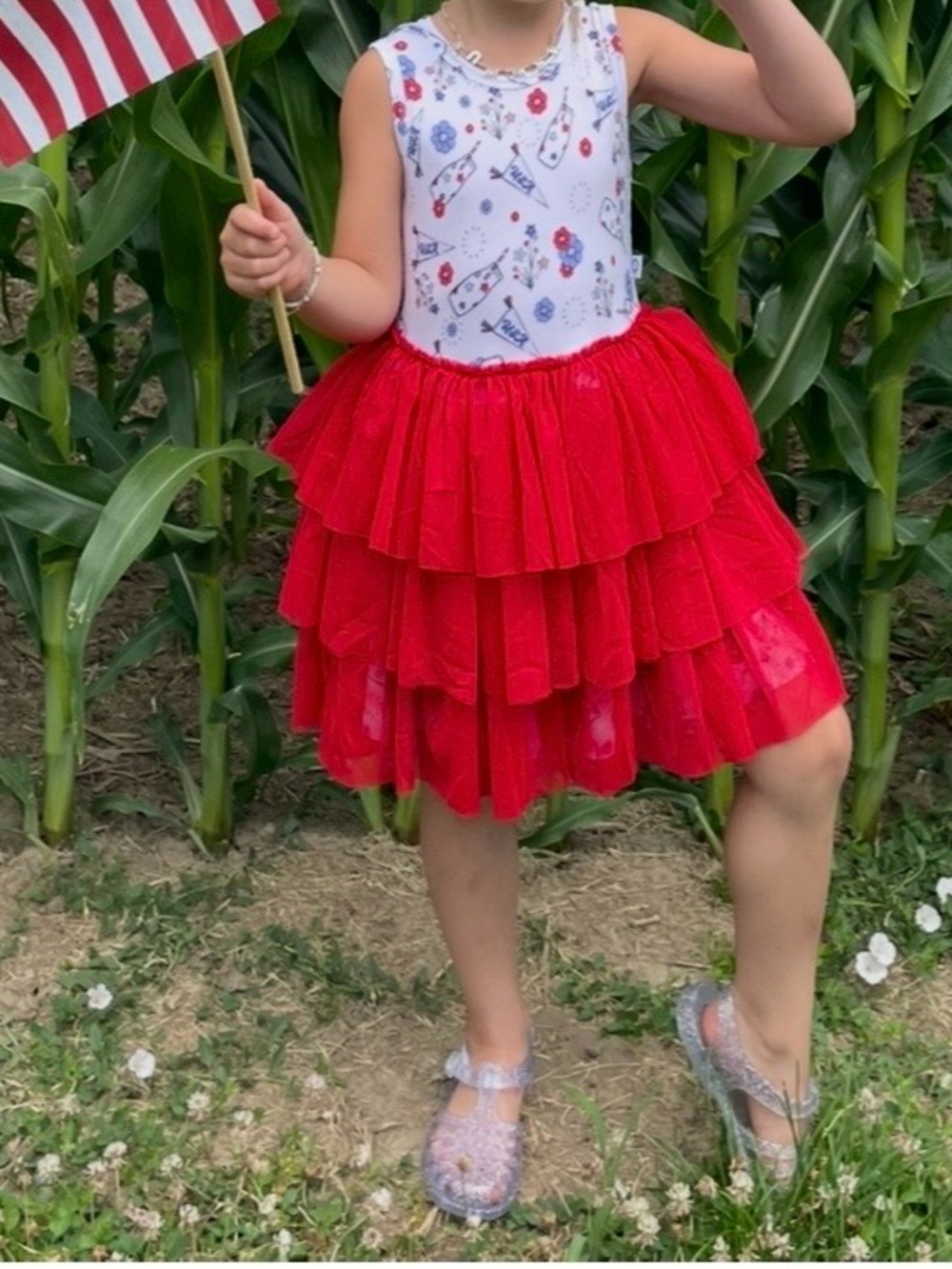 Dream Big Little Co. 4th of July girls dress